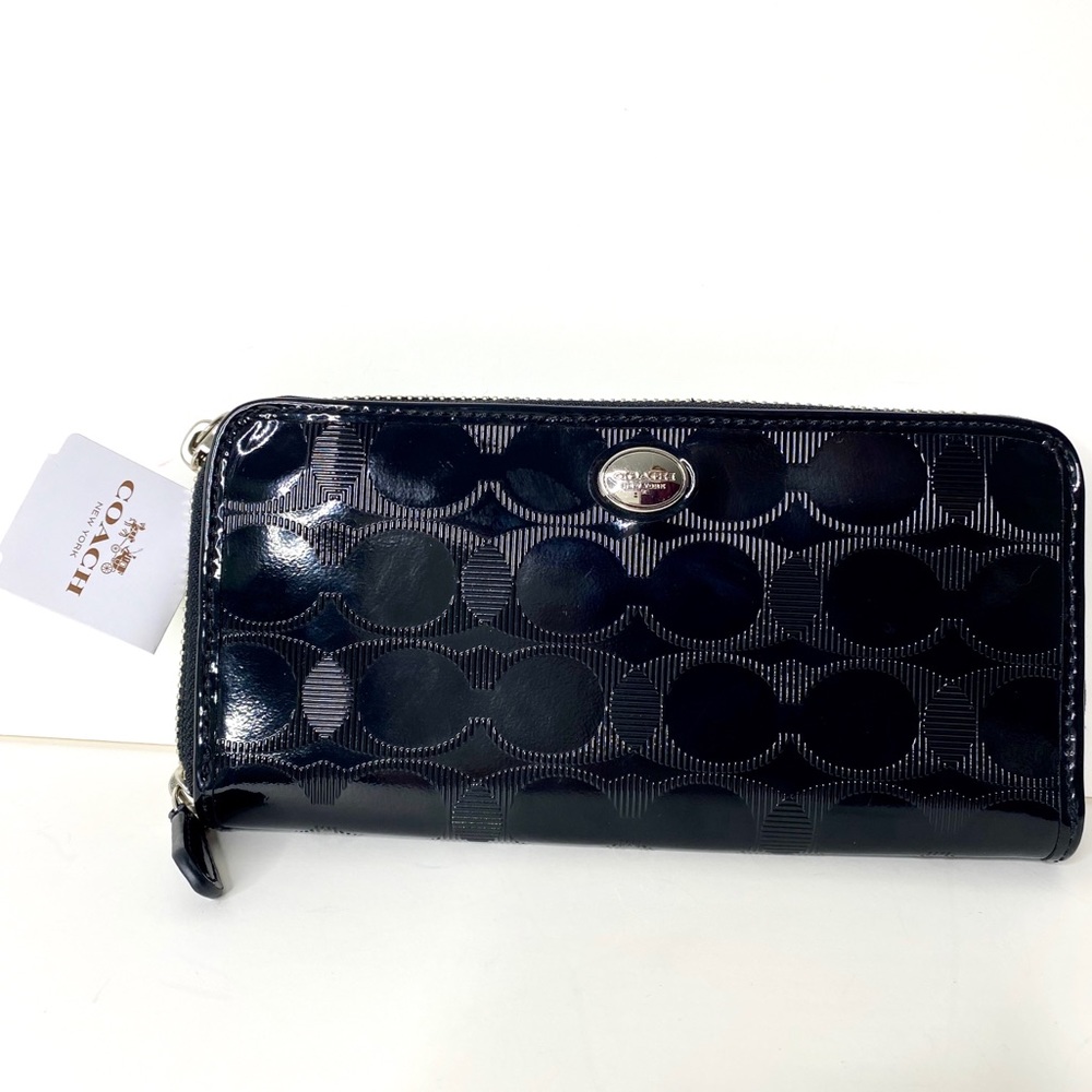 Coach | Peyton Embossed Patent Leather Wallet NEW